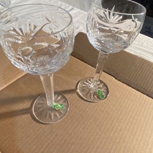 Waterford Crystal Ashling Wine Hock Glasses- set 2